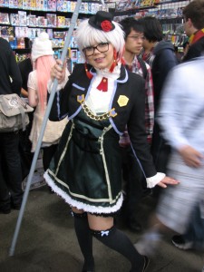 Cute cosplay. Unfortunately, I don't know where it's from.