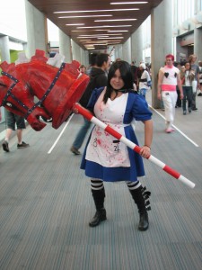 I love that people are still cosplaying from the Alice game.