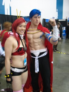 Yuko and Kamina from Gurren Lagann