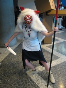 It's a wonderful Princess Mononoke cosplay.