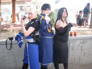 Hawkeye, Mustang and Lust from Fullmetal Alchemist