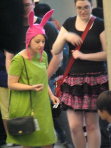 Louise from Bob's Burgers. The one cosplay I wish I had a picture of, Consuelo from Family Guy.