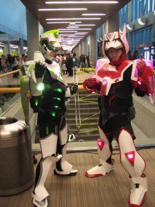 Epic Tiger and Bunny suit cosplay.
