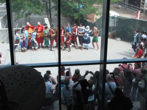 This massive group for the Avatar/Korra cosplay gathering