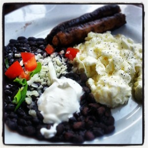 One of the gluten-free breakfasts at the Mission