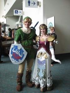 Awesome couple that I met at the Geek and Sundry prom... and quite possibly the best Link and Zelda costumes I've seen.