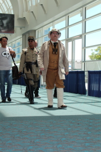 Random people, walking in the hall