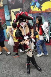 I think this is supposed to be a pirate Harley Quinn. Please correct me, if I'm wrong.