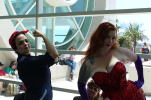 Rosie the Riveteer and Jessica Rabbit